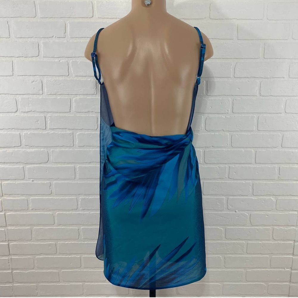 Saress beach dress blue coverup